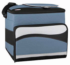 Термосумка 12 л Thermos American міцна, практична сумка-холодильник для відпочинку на природі, Синій з чорним