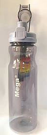 Пляшка спортивна 0,9 л Mega Tritan MT090LPBS пластикова для активного відпочинку та спорту, для води напоїв