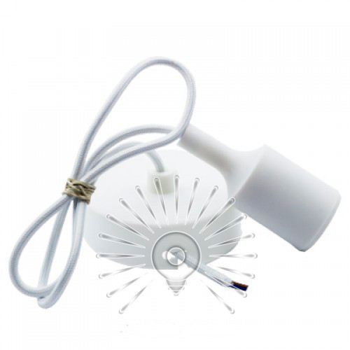 Підвіс силіконовий 100*25 мм2 + E27 білий 1 м для LED ламп Lemanso