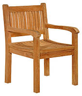 Тиковый стул TE-02T деревянный для сада, золотисто-коричневый