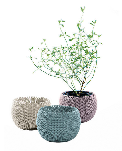 Набір горщиків для квітів, 3 шт., Cozies Herb Pot