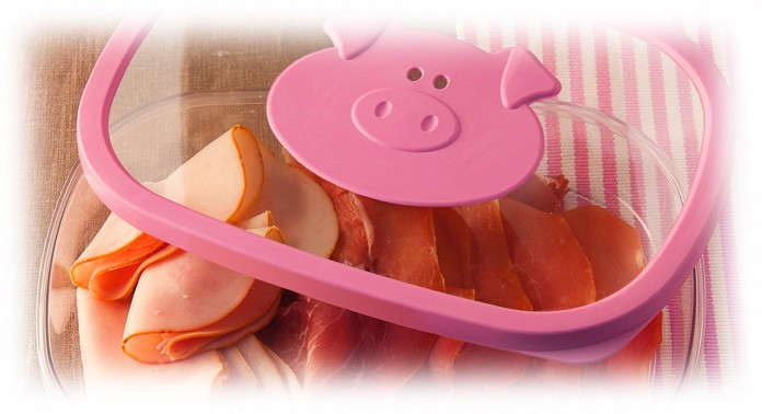 Контейнер Snips для хранения мясной, колбасной нарезки 1.5 л, Розовый - фото 3 - id-p1380269338