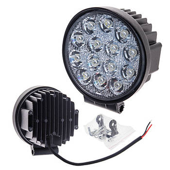 Автомобільна LED фара прожектор LML-K1042 S, 12-24В, 14led х 3w, D115mm