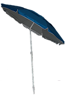 Зонт садовый Time Eco TE-007-220 пляжный торговый большой складной с наклоном и клапаном антиветер, голубой