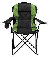 Кресло портативное NeRest Турист NR-34, стул раскладной туристический с чехлом, Зеленый