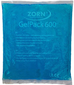 Аккумулятор температури ZORN Soft Ice 600 гелевий для сумки холодильника, режим холоду / тепла, м'який
