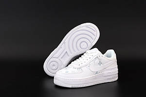 Жіночі кросівки Nike Air Force 1 Low Shadow Louis Vuitton White (Кросівки Найк Аір Форс Шедоу Луї Віттон 37
