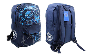 Рюкзак міський, спортивний CONVERSE GA-4115-В (PL, р-р 40х32х12см, синій)