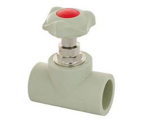 Кран вентильний 20 поліпропіленовий (Чехія)