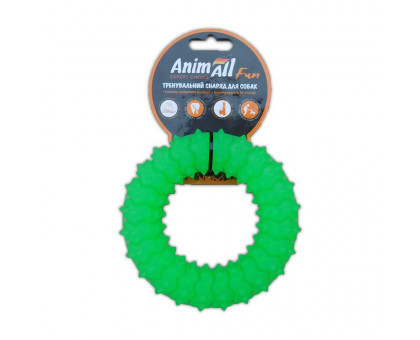 Іграшка AnimAll Fun Люми кільце з шипами, зелене, 12 см