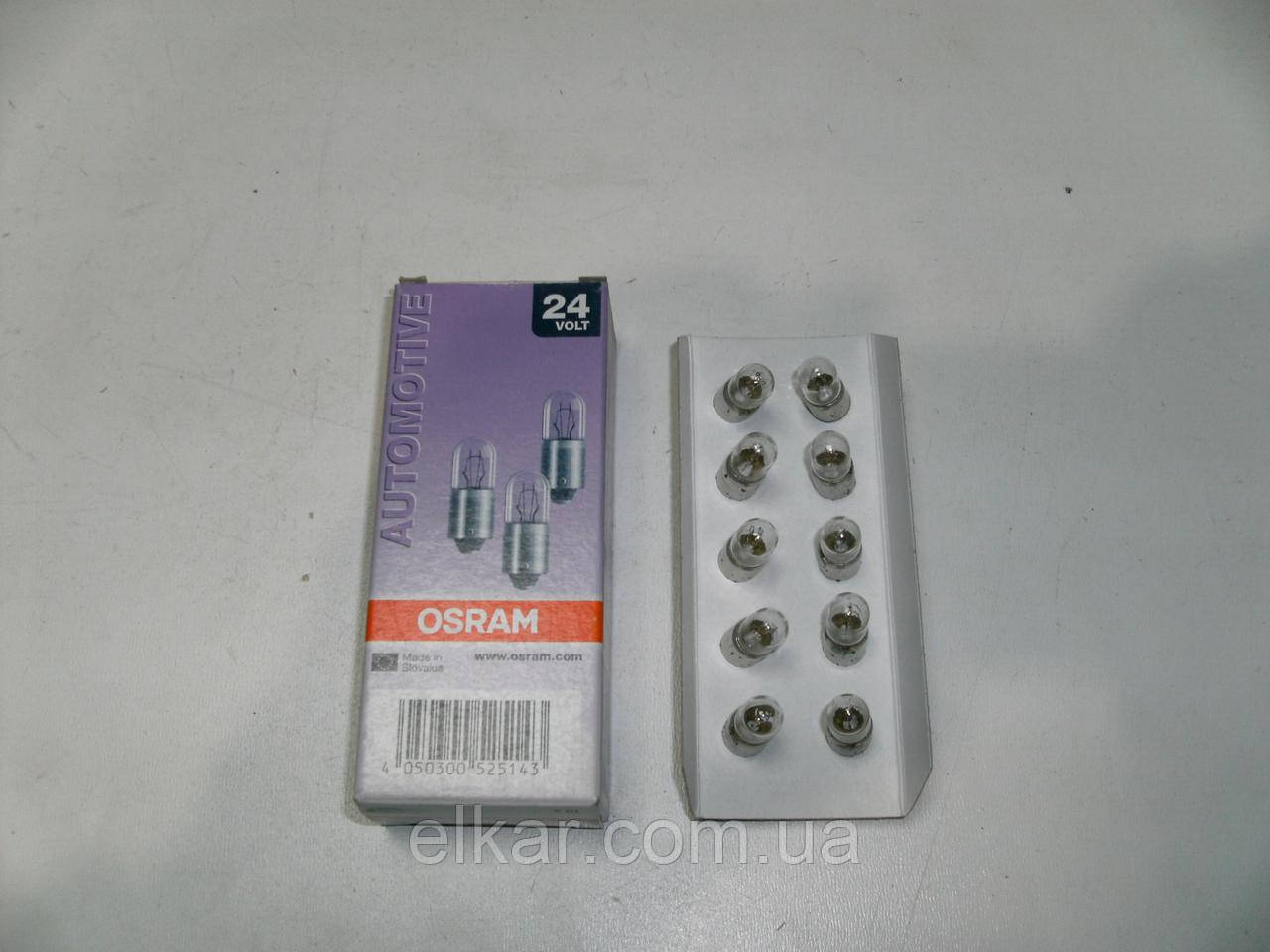 Лампа OSRAM 3930 24V Т4W24V 4W ВА9s