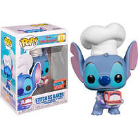 Фигурка Funko Pop Стич Пекарь Эксклюзив Lilo and Stitch Stitch as Baker Exclusive 10см FP S B 978