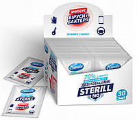 Влажные салфетки дезинфецирующие Smile (Смайл) Sterill Bio саше 30 шт. (4823071644876)