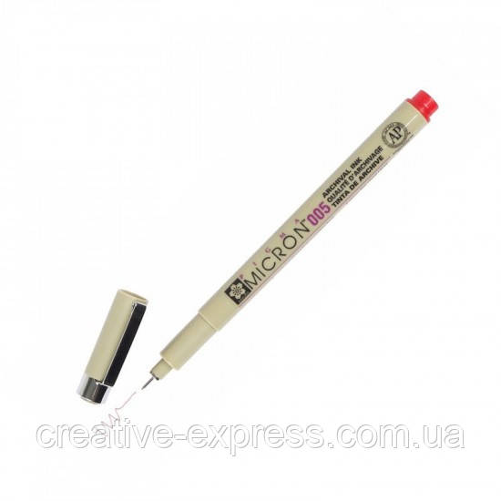 Лінер PIGMA Micron (0.05), 0,2 мм, Червоний, Sakura