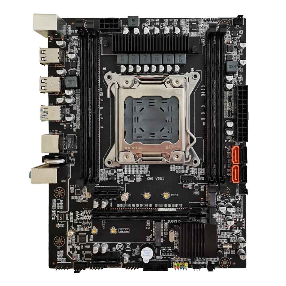 Материнська плата X99 v205 LGA2011v3 mATX, фото 1