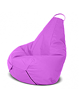 Бескаркасное кресло-мешок "Груша" 100х80 (фиолетовый) Oxford 600 Den