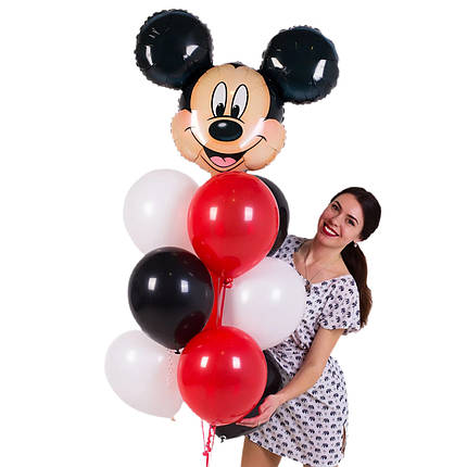 Кульки для день народження з фігурою Міккі Маус, фото 2