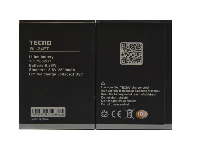 Акумулятор (АКБ) Tecno BL-24ET для Tecno POP Pro 2F B1F (Li-ion