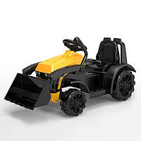 Детский электромобиль T-7316 YELLOW трактор, желтый