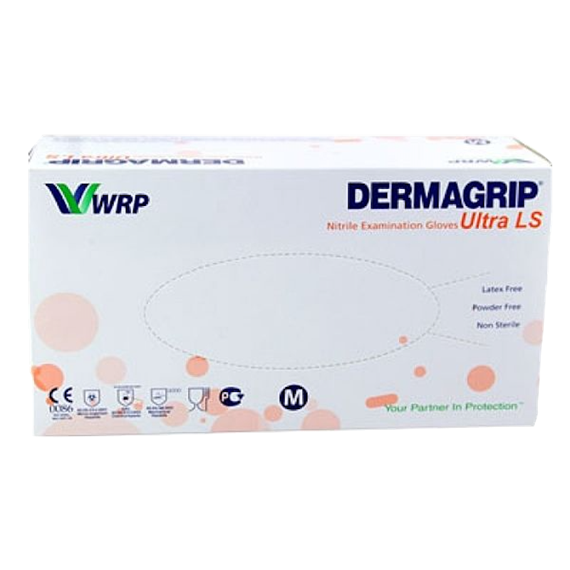 РУКАВИЦЯ DERMAGRIP NITRILE ULTRA PLUS 200шт/пачка