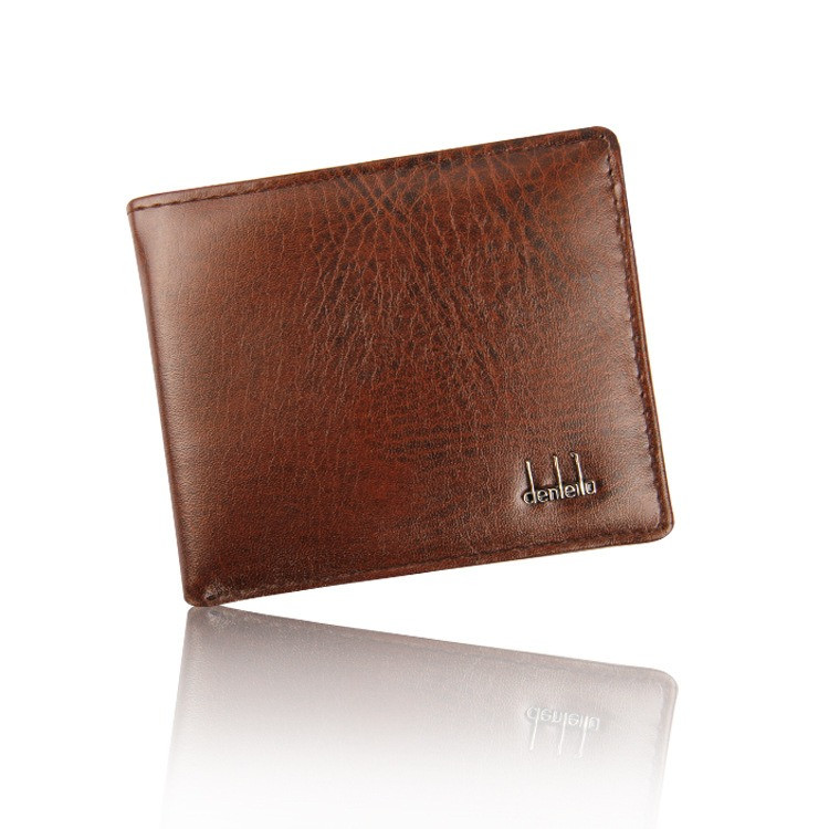 Мужской стильный кошелек, портмоне «Money» (коричневый) - фото 2 - id-p724134347
