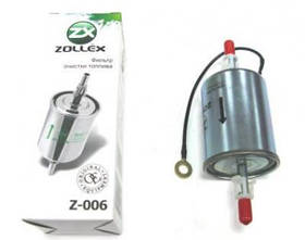 Паливний фільтр Zollex ВАЗ 2109-15, 2110-12, 1118, 2170, DAEWOO AVEO (під засувку)