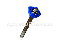 Ключ замка зажигания (заготовка) Suzuki синий LIPAI