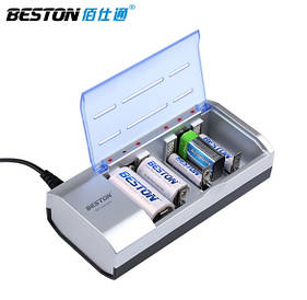 Універсальний зарядний пристрій Beston BST-C821BW для всіх типів акумуляторів
