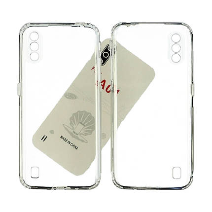 Чехол силиконовый KST для Samsung A015 A01 прозрачный, фото 2