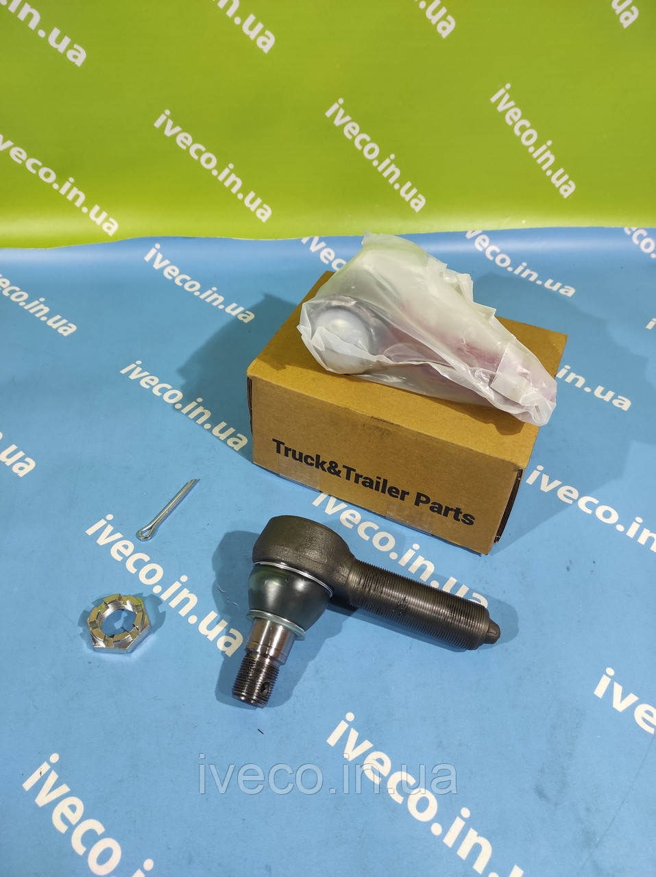 Наконечник тяги кермовий Iveco EuroStar EuroTech Stralis права різь 4833822 4833829 8122752 2969808 42483386