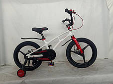 Детский велосипед Crosser MAGN BIKE 18" стальная вилка черно-красный, фото 3