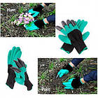 Садові рукавички з пазурами GARDEN GLOVES/Рівчатки для садівництва та городу, фото 4