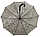 Жіноча парасоля-тростина з принтом зоряне небо під куполом 120 см від Flagman, сіра FL913-2, фото 3