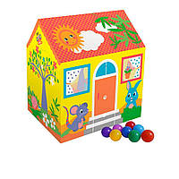 Детский игровой домик Bestway 52007-1, 102 х 76 х 114 см, с шариками 10 шт