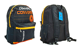 Рюкзак міський, спортивний CONVERSE GA-371-3 (PL, р-р 43х30х13см, чорно-помаранчевий)