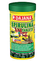 Корм для акваріумних риб зі спіруліною в таблетках Dajana SPIRULINA Tablets 100 мл/50