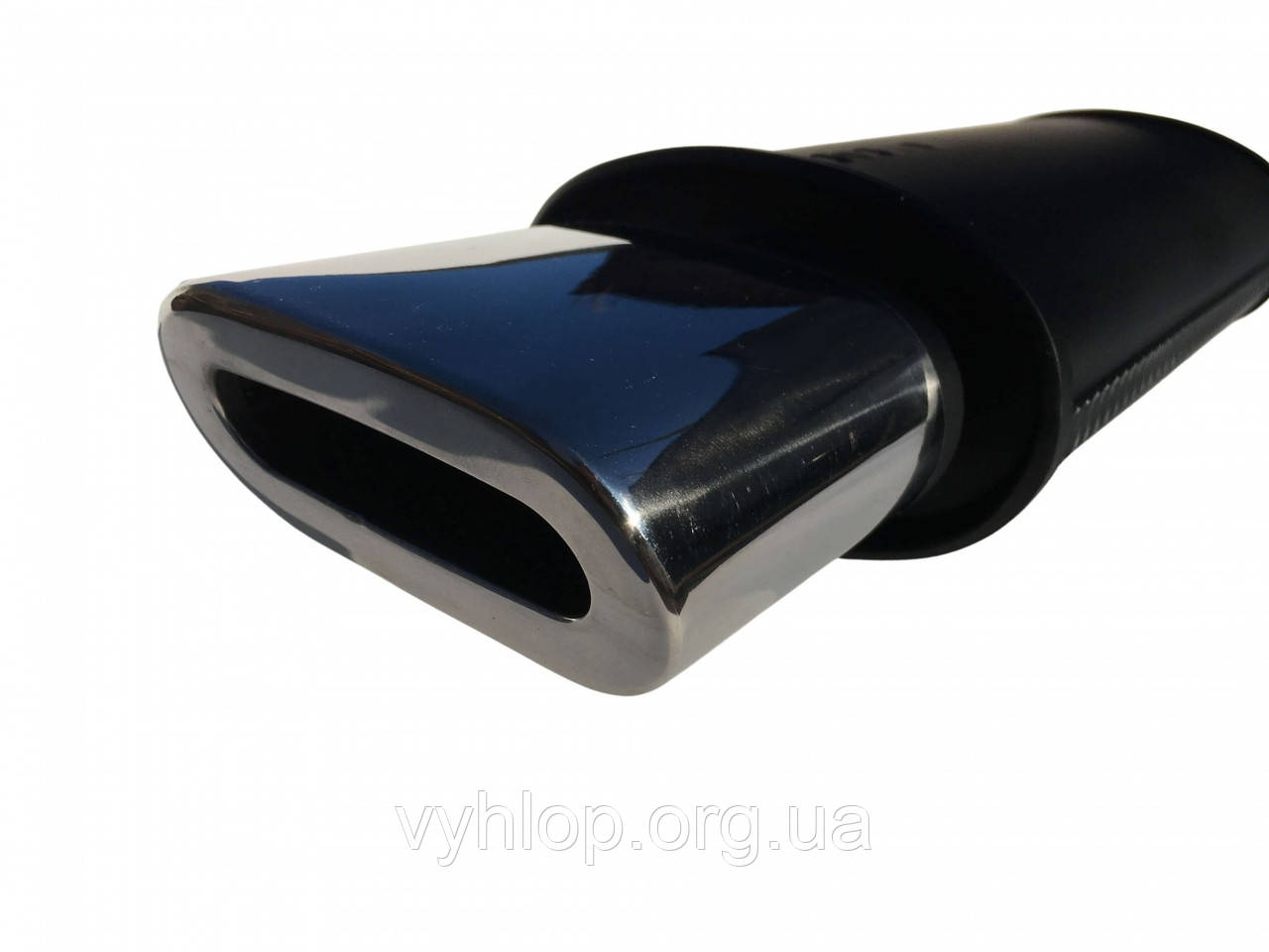 Прямоточний глушник YFX-0725 (V018) алюминизированный/нержавіюча сталь