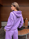 Спортивний костюм жіночий оверсайз бузковий Київ, фото 5