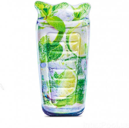 Пляжний надувний матрац Intex 58778 «Коктейль Мохіто» (178 х 91 см), фото 1