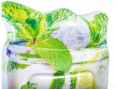 Пляжний надувний матрац Intex 58778 «Коктейль Мохіто» (178 х 91 см), фото 2