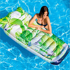 Пляжний надувний матрац Intex 58778 «Коктейль Мохіто» (178 х 91 см), фото 3