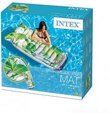 Пляжний надувний матрац Intex 58778 «Коктейль Мохіто» (178 х 91 см), фото 4