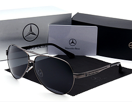 Чоловічі Сонцезахисні окуляри з логотипом Mercedes-Benz Чорні