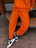 Жіночий спортивний костюм оверсайз жовтогарячий Київ, фото 6