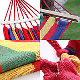 Гамак для пікніка з дерев'яним каркасом підвісний Picnic Hammock, фото 4