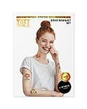 Тимчасові тату Gold Bouquet set, фото 4