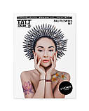 Тимчасові тату Bali Flowers set, фото 3