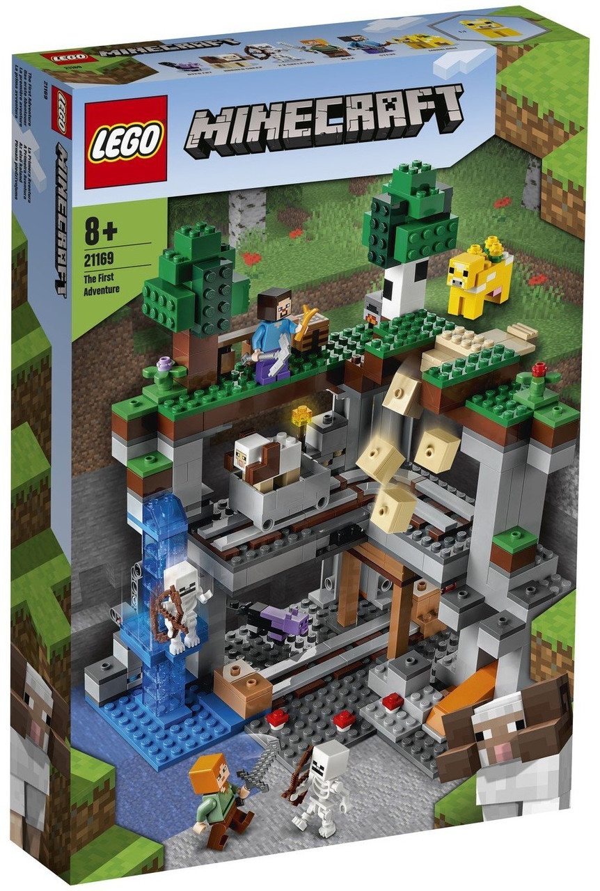 LEGO ЛЕГО Minecraft Первое Приключение 21169 — Купить Недорого на Bigl ...