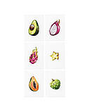 Тимчасові тату Tropical Fruits set, фото 5