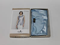 Стильная шелковая блуза / майка / топ Andra, Италия, цвет голубой
